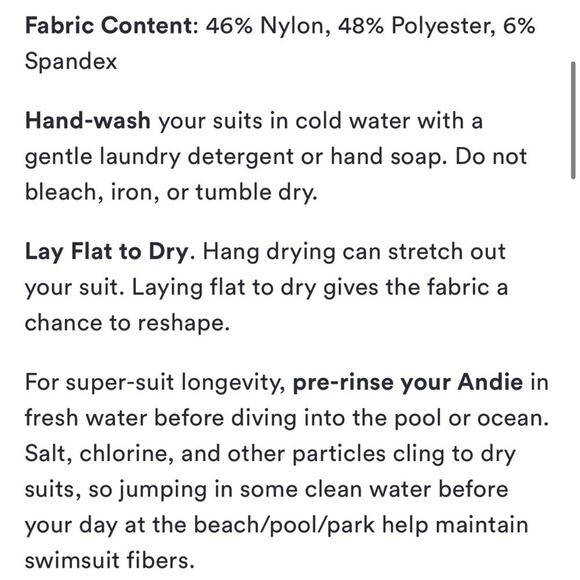 Andie The Amor Bikini top Sz L - Picture 7 of 8